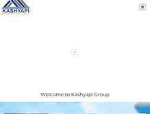 Tablet Screenshot of kashyapigroup.com
